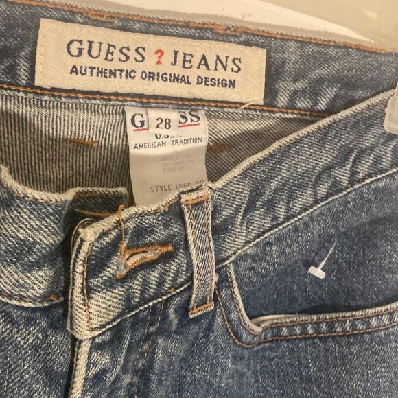 Vintage Ladies, Girls Blue Jeans, Guess Jeans, Size 28, Nice Jeans, Pants, Nice - Picture 5 of 5